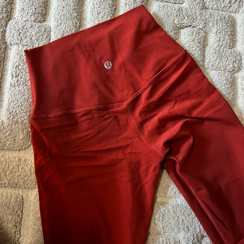 Lululemon 28” align leggings cayenne